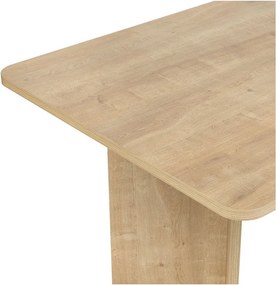 Трапезна маса от декор от дъб 90x180 cm Linza – Kalune Design