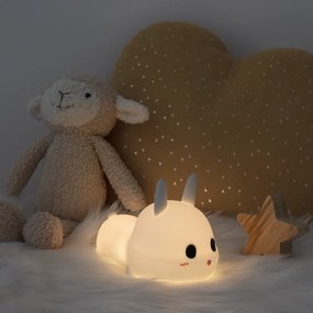 Детска нощна лампа atmosphera Rabbit, 16x11 cm, 3 нива на яркост