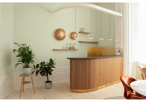 Бяла LED лампа за окачване с метален абажур ø 15 cm Asteria Micro - UMAGE