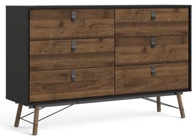 Тъмнокафяв скрин , 150 x 95 cm Ry - Tvilum