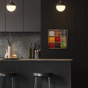 Картина върху стъкло 30x30 cm Spices Box – Styler