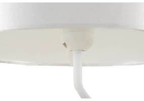 Бяло-златиста настолна лампа с текстилен абажур (височина 64 cm) Dancer – Mauro Ferretti