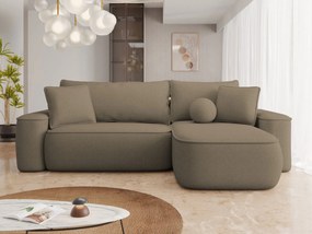 Ъглов диван Sandby-Кафяво