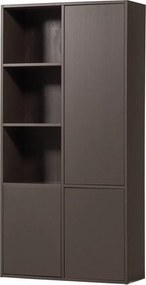 Тъмнокафяв модулен шкаф от масивен бор 108x215 cm Meggy – WOOOD