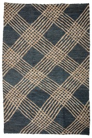 Антрацитен ютен килим 150x245 cm Cat – Bloomingville