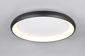 Черно LED затъмняващо се осветително тяло за таван Cardona – Trio