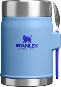 Син термос за храна от неръждаема стомана 400 ml Legendary Food Jar + Spork Blue Sky – Stanley