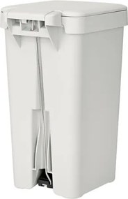 Кош за боклук с педал Brabantia StepUp 1008476, 10 л, Екологични материали, Голям отвор, Светлосив