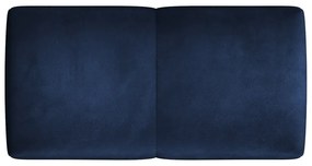 Синя кадифена облегалка за модулен диван Rome Velvet - Cosmopolitan Design