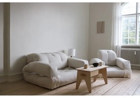 Жълт разтегателен диван 140 cm Hippo - Karup Design