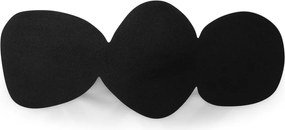 Черна метална стенна закачалка 35 cm Tumulo – Spinder Design