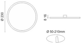 Лампа LED Panel 20W ρυθμιζόμενο