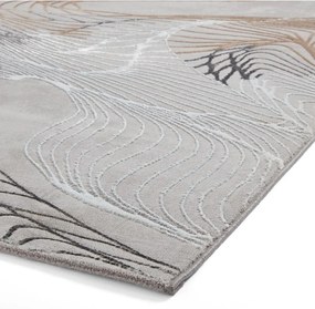 Сиво-сребърен килим 170x120 cm Creation - Think Rugs