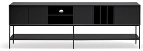 Черна маса за телевизор 220x74x45 cm Platt – Teulat