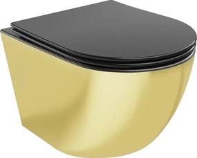 Mexen Lena тоалетна чиния Rimless с капак с плавно затваряне slim, дуропласт,