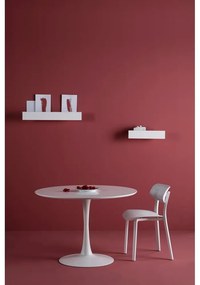 Кръгла бяла маса за хранене , ⌀ 110 cm Oda - Marckeric