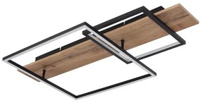 Globo 67289D1 - LED таванно осветително тяло VANNI LED/24W/230V кафяво/черно