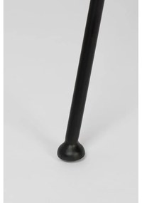 Черно кресло от изкуствена кожа Feston - Zuiver