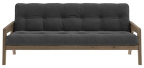 Сив велурен диван 204 cm Grab - Karup Design