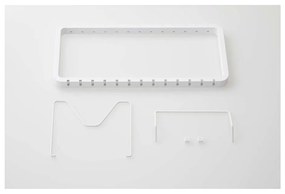 Бяла регулируема стойка за капаци и тигани Tower - YAMAZAKI