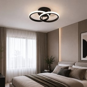 LED плафон LHJ121-C Черен