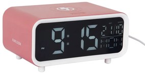 Дигитална аларма с безжично зарядно Chunky LED – Karlsson