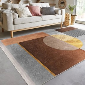 Сиво-кафяв килим 80x200 cm - Mila Home