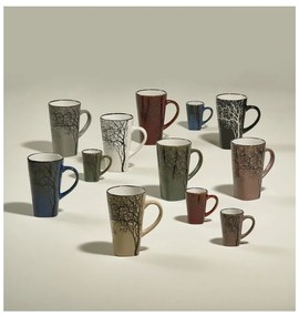 Сини глинени чаши за еспресо в комплект от 4 бр. 100 ml Hela – Villa Collection