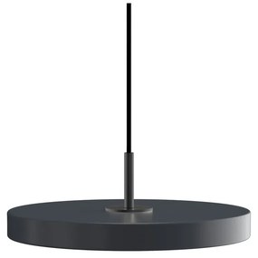 Антрацитно LED висящо осветително тяло с метален абажур ø 31 cm Asteria Mini – UMAGE