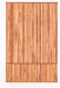 Гардероб от букова дървесина 135x206 cm Vento 3 - The Beds