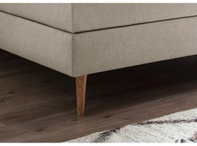 Бежово боксспринг легло 160x200 cm Massello – Meise Möbel