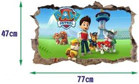 Стикер за стена Paw Patrol 47x77cm