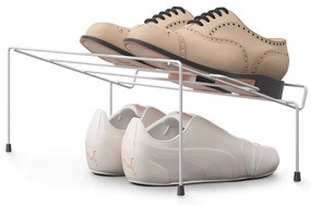 Комплект от 2 бели стойки за обувки от неръждаема стомана Cipok - Metaltex