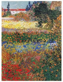 Репродукция на картина 45x60 cm Flower garden - Fedkolor