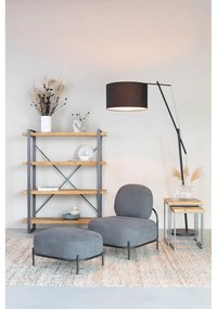 Черна подова лампа Tokio - White Label