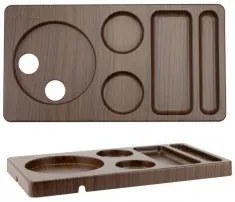 Horecano - Меламинова хотелска табла за топли напитки 42x22xh2,8см WOOD (OT315)