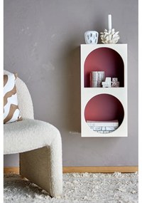 Червена/бяла стенна библиотека 30x60 cm Graphia – Bloomingville