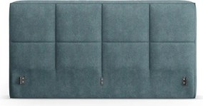Синя тапицирана табла за легло 189x100 cm Darren – Micadoni