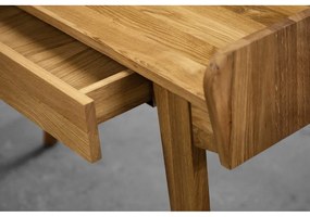 Дъбова тоалетка с огледало 110x45 cm Retro - The Beds