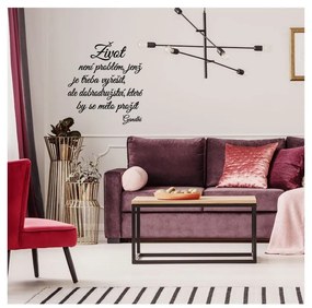 Стикер на стената с цитат на Ганди Secret - Ambiance