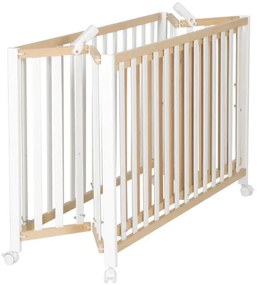 легло Скъпа Fold Up-Естествен - Бял