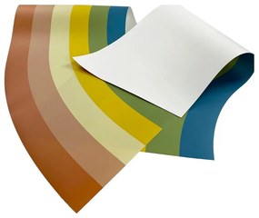 Детски стикер за стена 150x90 cm Pastel Rainbow - Ambiance