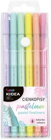 Kidea - Тънкописци 6 цв. Пастел