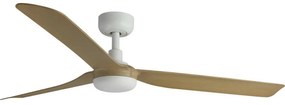 FARO 33816WT-Вентилатор за таван PUNT M кафяв/бял Ø 132 см WT+ дистанционно управление