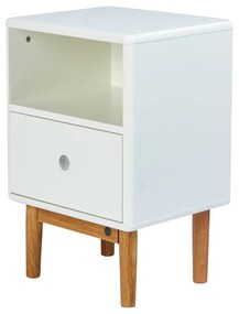 Бяло нощно шкафче Color Box - Tom Tailor