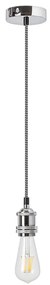 Rabalux 1418 - Висящи лампи FIXY E27/40W сребърна
