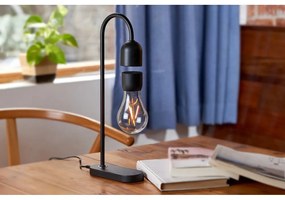 Черна настолна лампа (височина 36,5 cm) Evaro - Gingko