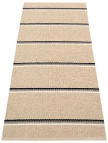 Бежова пътека за открито и закрито 70x180 cm Olle Mud Beige – Pappelina