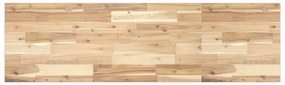 3279403 vidaXL Плаващ рафт 120x40x2 см необработено масивно дърво акация