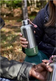 Термо бутилка от неръждаема стомана в сребрист цвят 850 ml Explorer – Black + Blum